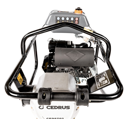 STOPA ZAGĘSZCZARKA SKOKOWA DO GRUNTU STOPA WIBRACYJNA UBIJARKA PŁYTOWA SKOCZEK 78kG -CEDRUS ST02 - FASHION GARDEN - OFICJALNY DYSTRYBUTOR - AUTORYZOWANY DEALER CEDRUS