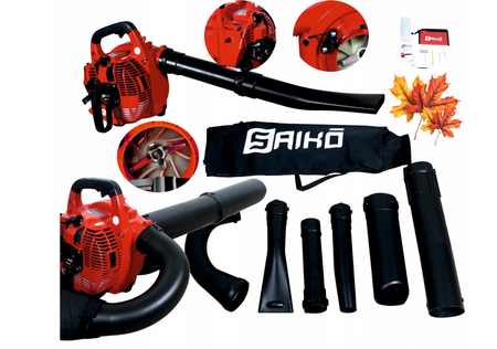 SAIKO SDO260 DMUCHAWA ODKURZACZ SPALINOWY OGRODOWY DMUCHAWA DO LIŚCI 2w1 25,4 cm³ - SAIKO SDO260 - FASHION GARDEN - OFICJALNY DYSTRYBUTOR