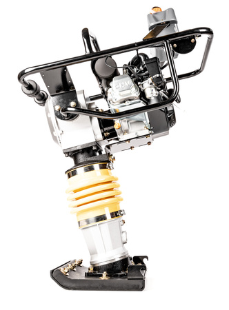 STOPA ZAGĘSZCZARKA SKOKOWA DO GRUNTU STOPA WIBRACYJNA UBIJARKA PŁYTOWA SKOCZEK 78kG -CEDRUS ST02 - FASHION GARDEN - OFICJALNY DYSTRYBUTOR - AUTORYZOWANY DEALER CEDRUS