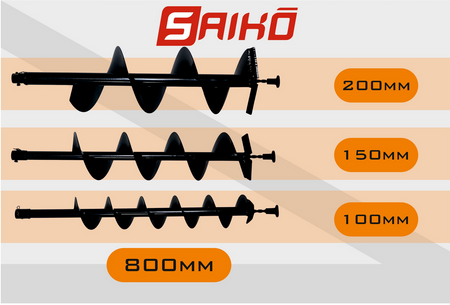 SAIKO SW52 WIERTNICA ŚWIDER SPALINOWY DO GLEBY GLEBOWY DO ZIEMI 2.4 KM + 3 WIERTŁA GRATIS - SAIKO SW52 - FASHION GARDEN - OFICJALNY DYSTRYBUTOR