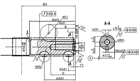 Silnik Rato RV170-C wał pionowy 22,2 mm / 80 mm