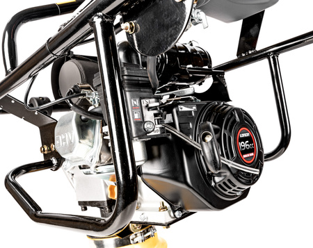 STOPA ZAGĘSZCZARKA SKOKOWA DO GRUNTU STOPA WIBRACYJNA UBIJARKA PŁYTOWA SKOCZEK 78kG -CEDRUS ST02 - FASHION GARDEN - OFICJALNY DYSTRYBUTOR - AUTORYZOWANY DEALER CEDRUS