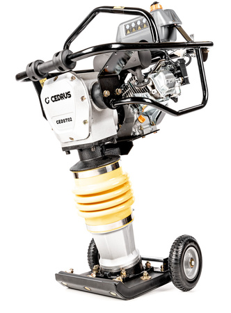 STOPA ZAGĘSZCZARKA SKOKOWA DO GRUNTU STOPA WIBRACYJNA UBIJARKA PŁYTOWA SKOCZEK 78kG -CEDRUS ST02 - FASHION GARDEN - OFICJALNY DYSTRYBUTOR - AUTORYZOWANY DEALER CEDRUS