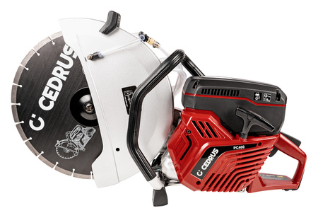 PIŁA RĘCZNA SPALINOWA CEDRUS PC400 PILARKA TARCZOWA PRZECINARKA BUDOWLANA DO BETONU I ASFALTU Ø 400mm 4,8KM - FASHION GARDEN - OFICJALNY DYSTRYBUTOR - AUTORYZOWANY DEALER CEDRUS