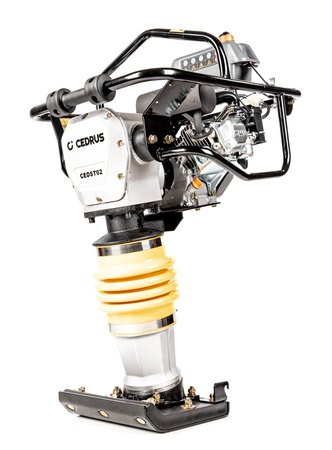 STOPA ZAGĘSZCZARKA SKOKOWA DO GRUNTU STOPA WIBRACYJNA UBIJARKA PŁYTOWA SKOCZEK 78kG -CEDRUS ST02 - FASHION GARDEN - OFICJALNY DYSTRYBUTOR - AUTORYZOWANY DEALER CEDRUS