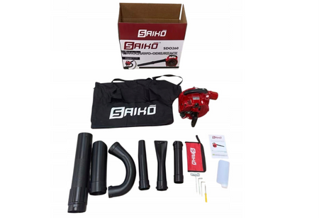 SAIKO SDO260 DMUCHAWA ODKURZACZ SPALINOWY OGRODOWY DMUCHAWA DO LIŚCI 2w1 25,4 cm³ - SAIKO SDO260 - FASHION GARDEN - OFICJALNY DYSTRYBUTOR