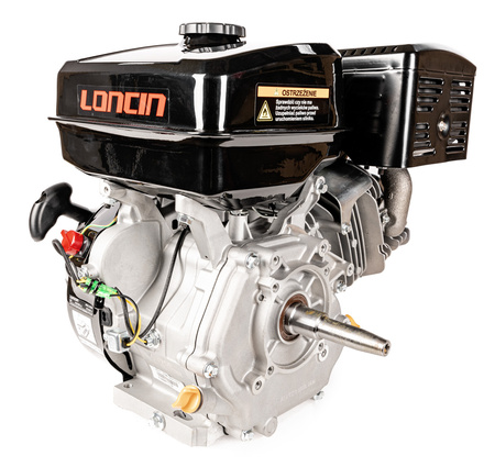 Silnik Loncin G390F-L wał poziomy 22,2 mm / 105 mm stożek