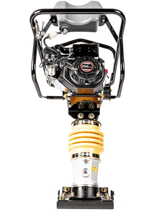 STOPA ZAGĘSZCZARKA SKOKOWA DO GRUNTU STOPA WIBRACYJNA UBIJARKA PŁYTOWA SKOCZEK 78kG -CEDRUS ST02 - FASHION GARDEN - OFICJALNY DYSTRYBUTOR - AUTORYZOWANY DEALER CEDRUS