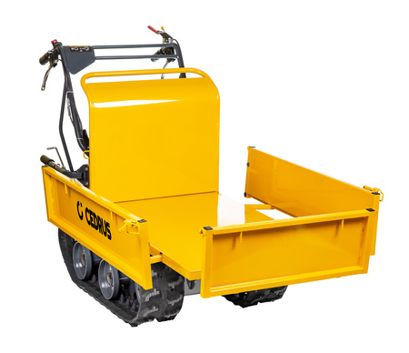 WOZIDŁO TRANSPORTER BUDOWLANY GĄSIENICOWY OGRODOWY TACZKA WYWROTKA NA GĄSIENICACH - CEDRUS TR300G - FASHION GARDEN - OFICJALNY DYSTRYBUTOR - AUTORYZOWANY DEALER CEDRUS