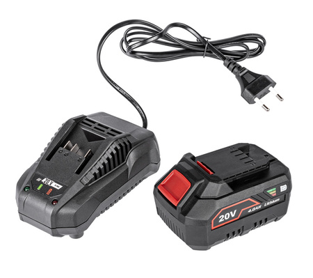 Szlifierka kątowa z baterią i ładowarką w walizce Cedrus CEDAG125LI-SET