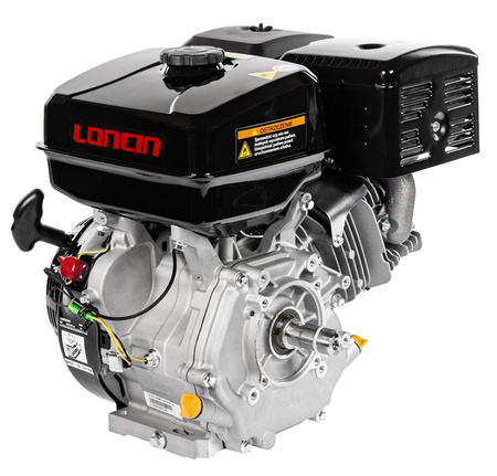 Silnik Loncin G420F-A wał poziomy 25 mm / 60 mm