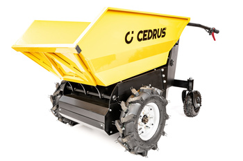 WOZIDŁO TRANSPORTER AKUMULATOROWY BUDOWLANY OGRODOWY TACZKA WYWROTKA 48V 20AH 1000W - CEDRUS TA500 - FASHION GARDEN - OFICJALNY DYSTRYBUTOR - AUTORYZOWANY DEALER CEDRUS